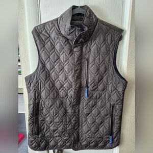 Men's Quilted Brown Vest Size L